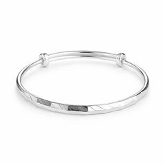 925 Sterling Silver Kids Textured Kadali Bracelet