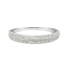 925 Sterling Silver Multi Color Marquise Stone Kada