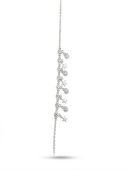 925 Sterling Silver Star Charm Crystal Bracelet for Women