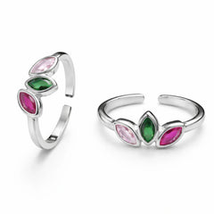 925 Sterling Silver close setting Adjustable Toe Ring