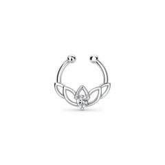925 Silver Septum Nose Pin