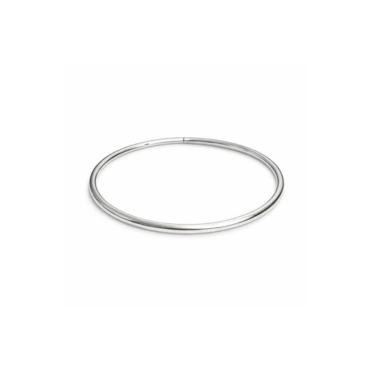 925 Sterling Silver Classic Hoop Bangle Bracelet