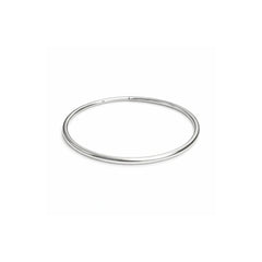 925 Sterling Silver Classic Hoop Bangle Bracelet