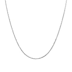 925 Sterling Silver Figaro Chain Necklace – Classic Italian Link Silver Chain