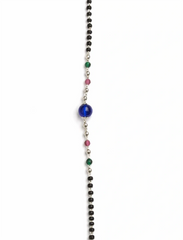 925 Sterling Silver Multicolor Stone Nazariya Bracelet