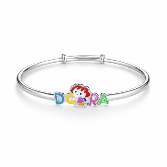 925 Sterling Silver Kids Dora Kadali Bracelet