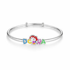 925 Sterling Silver Kids Dora Kadali Bracelet