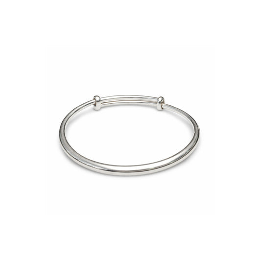 925 Sterling Silver Adjustable Kada Bracelet for Women