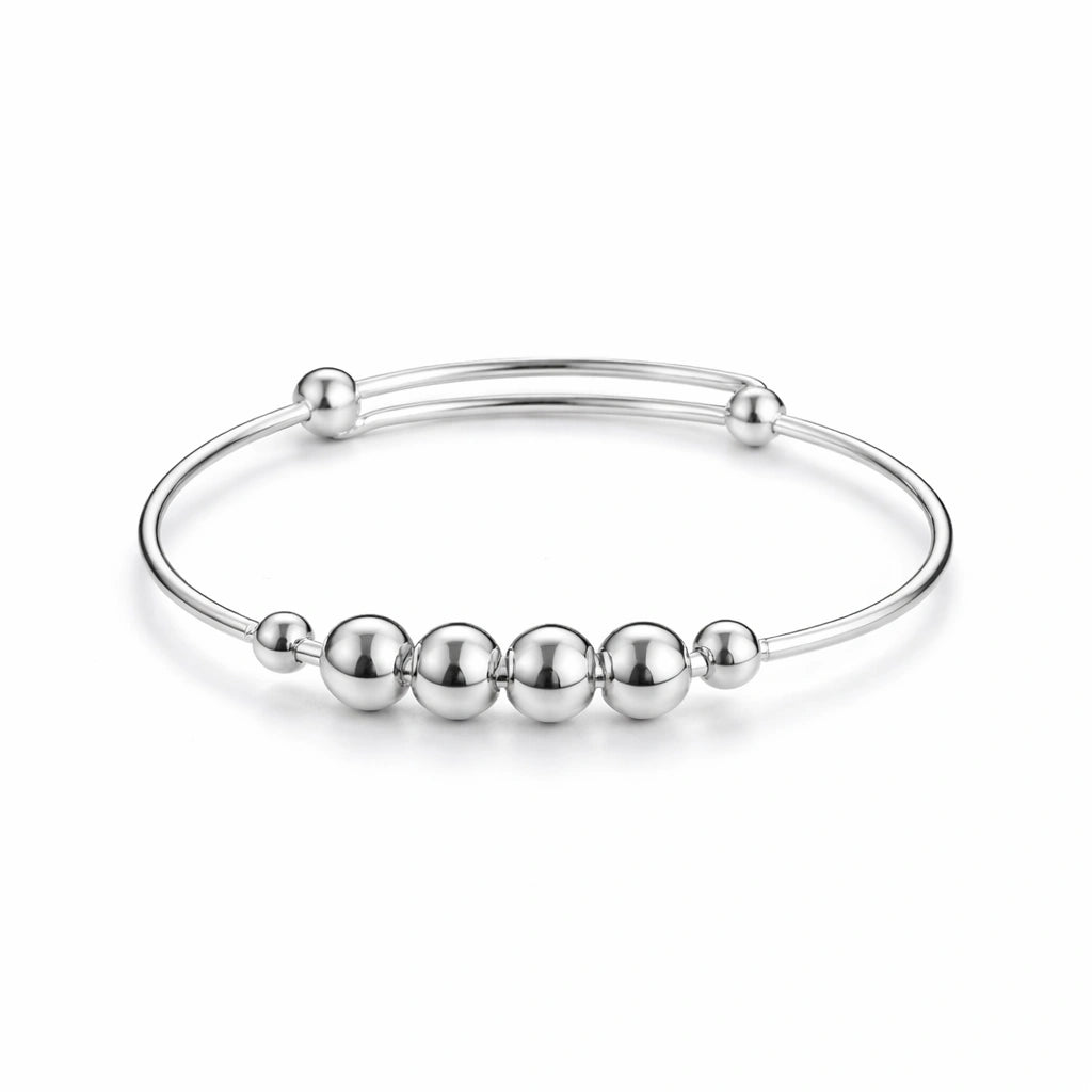 925 Sterling Silver Kids Bead Kadali Bracelet