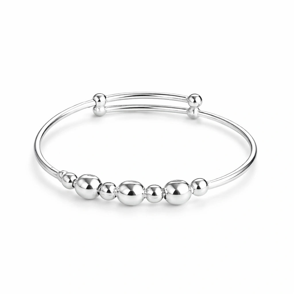 925 Sterling Silver Kids Multi Bead Kadali Bracelet