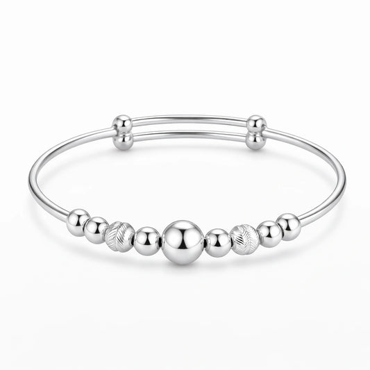 925 Sterling Silver Kids Designer Bead Kadali Bracelet