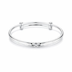 925 Sterling Silver Kids Engraved Designer Kadali Bracelet