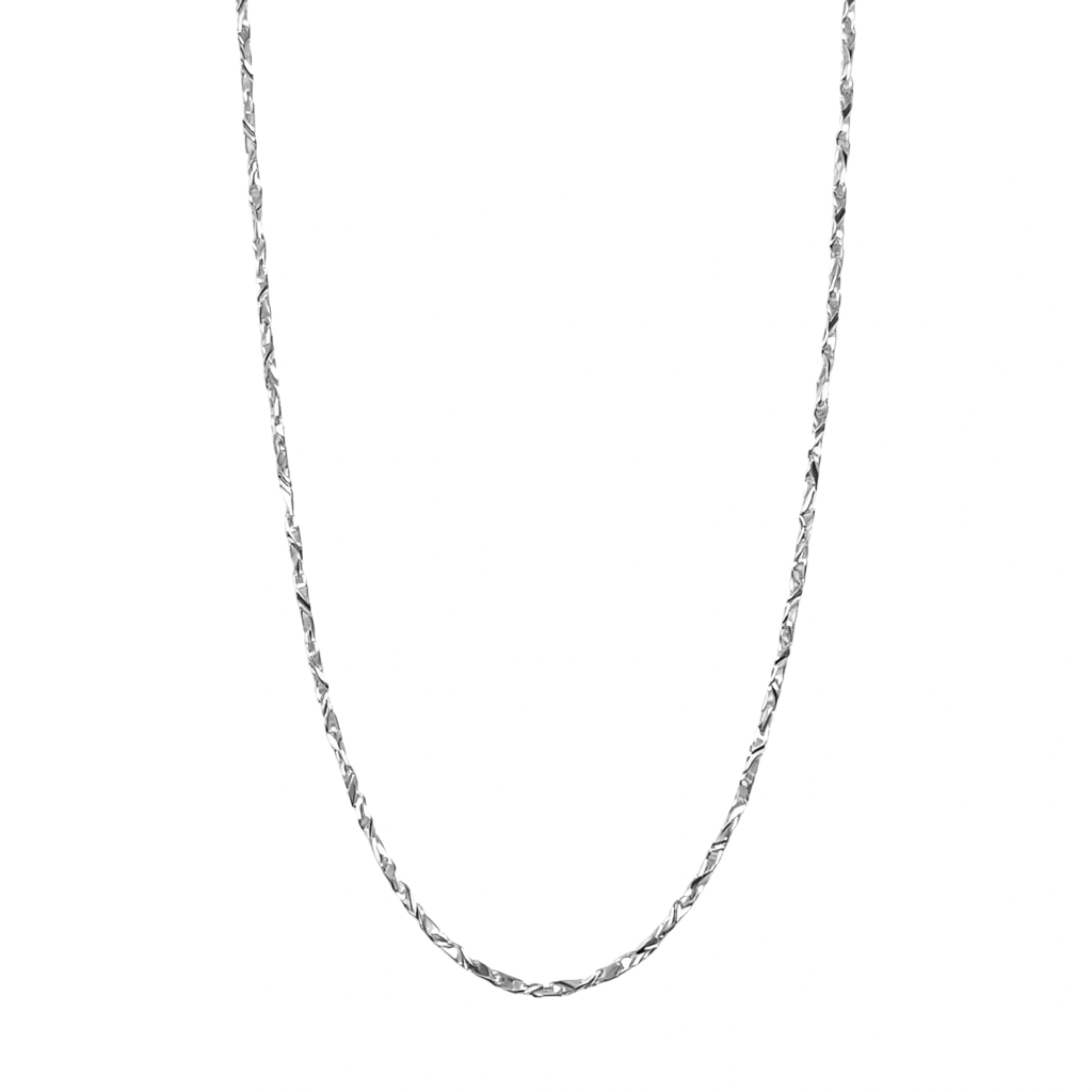 925 Sterling Silver Diamond Cut Rope Chain Necklace