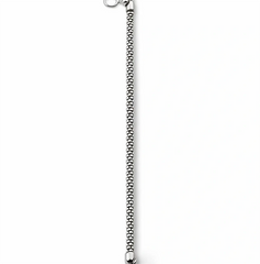 925 Sterling Silver Classic Chain Bracelet for Women