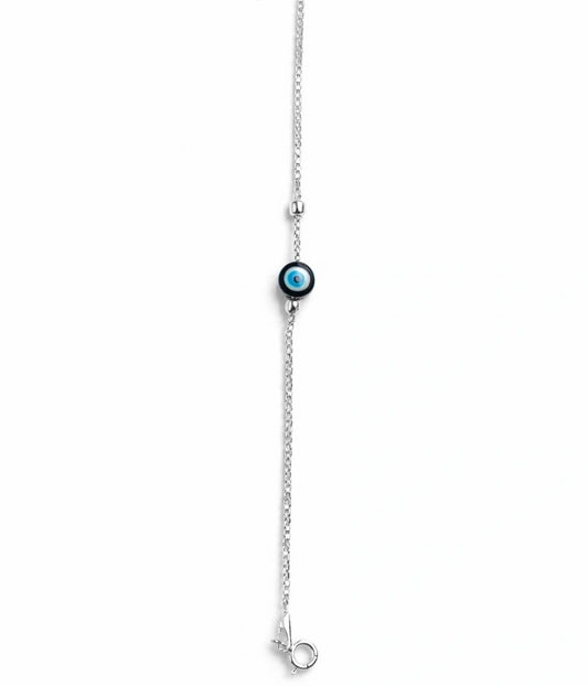 925 Sterling Silver Evil Eye Bracelet for Women