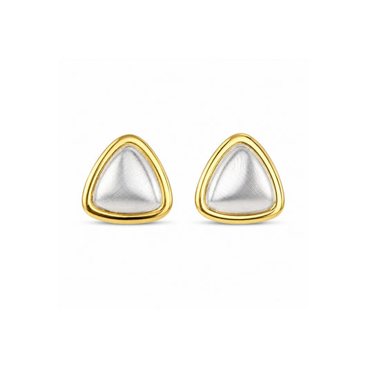 925 Silver Dual Tone Earrings