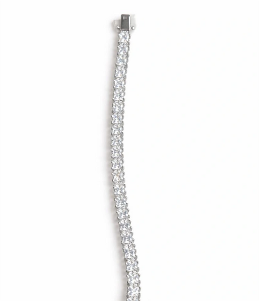 925 Sterling Silver Classic CZ Tennis Bracelet for Women