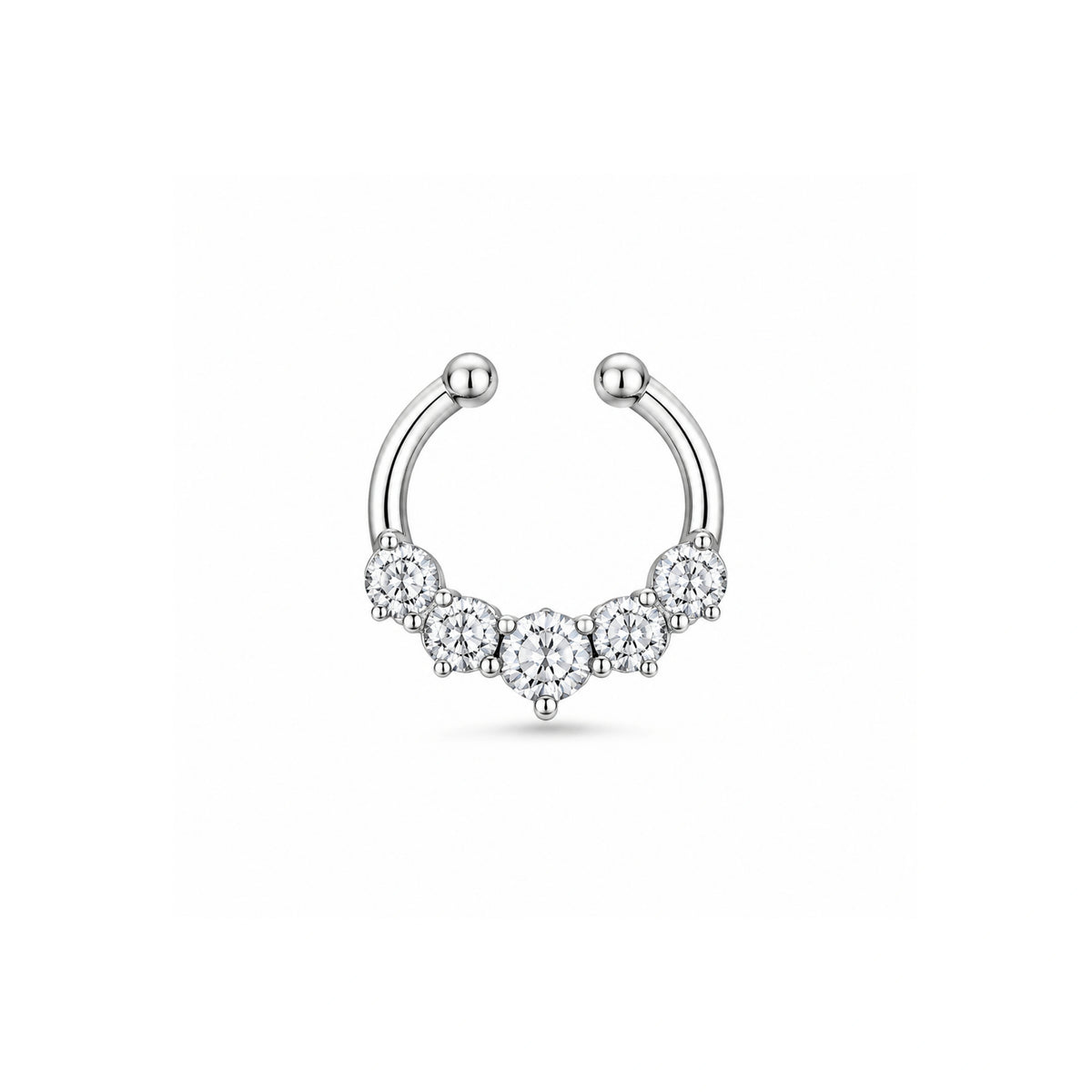 925 Silver Septum Nose Pin