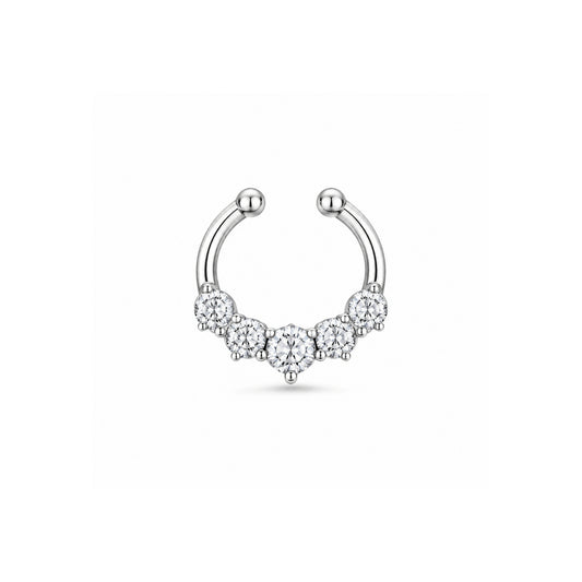 925 Silver Septum Nose Pin