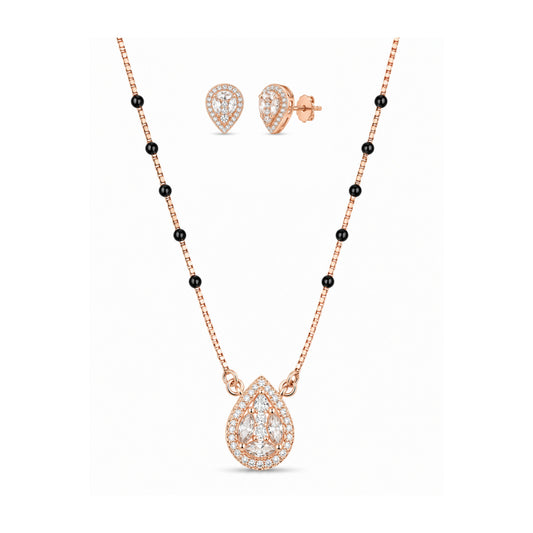 Rose Gold Mangalsutra Set