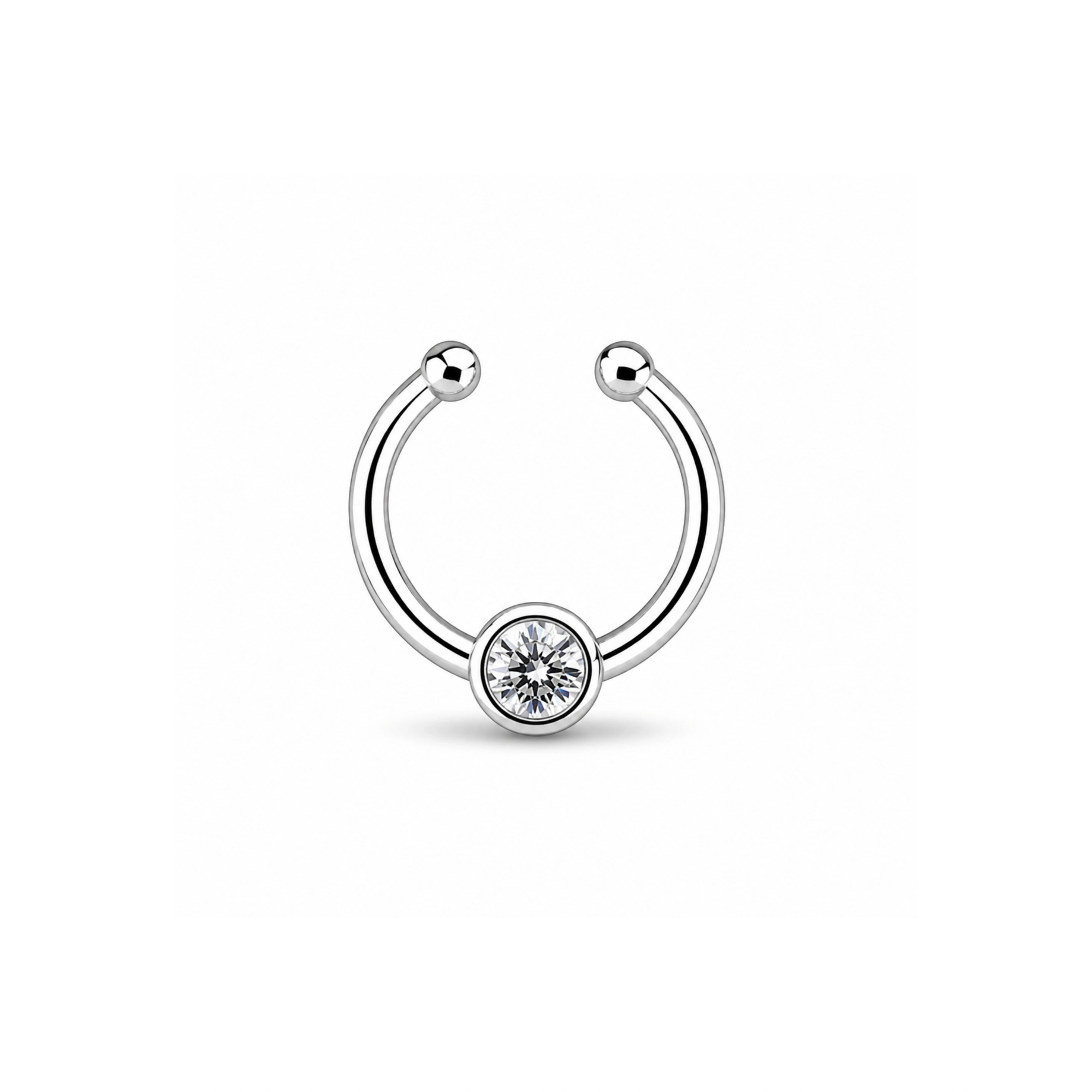925 Silver Septum Nose Pin