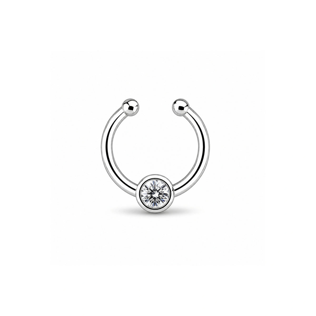 925 Silver Septum Nose Pin