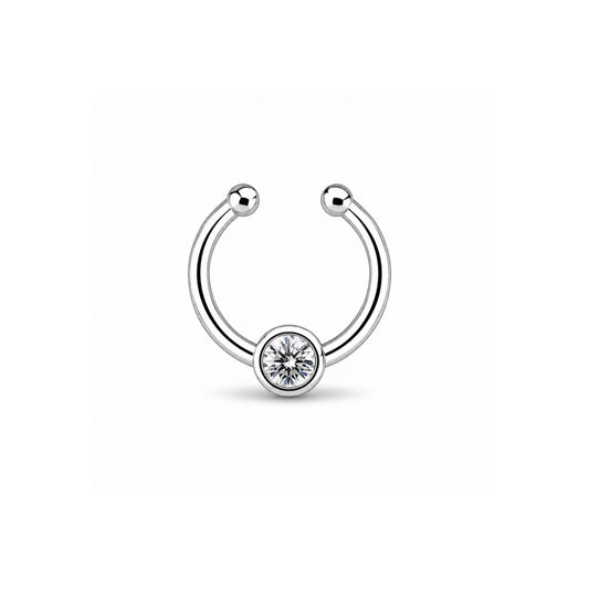 925 Silver Septum Nose Pin