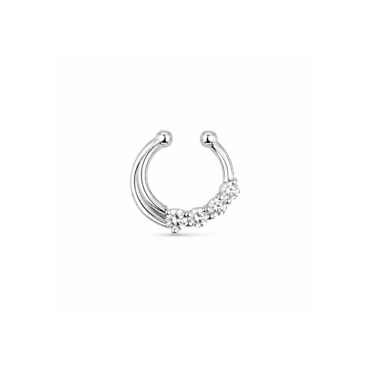 925 Silver Septum Nose Pin