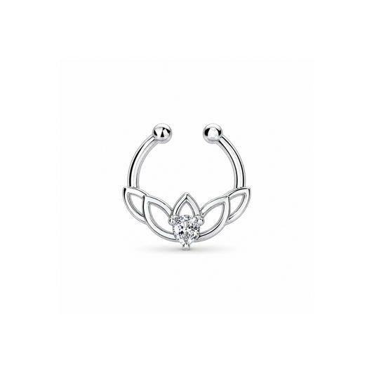 925 Silver Septum Nose Pin