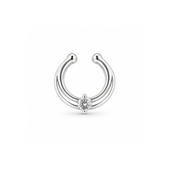 925 Silver Septum Nose Pin