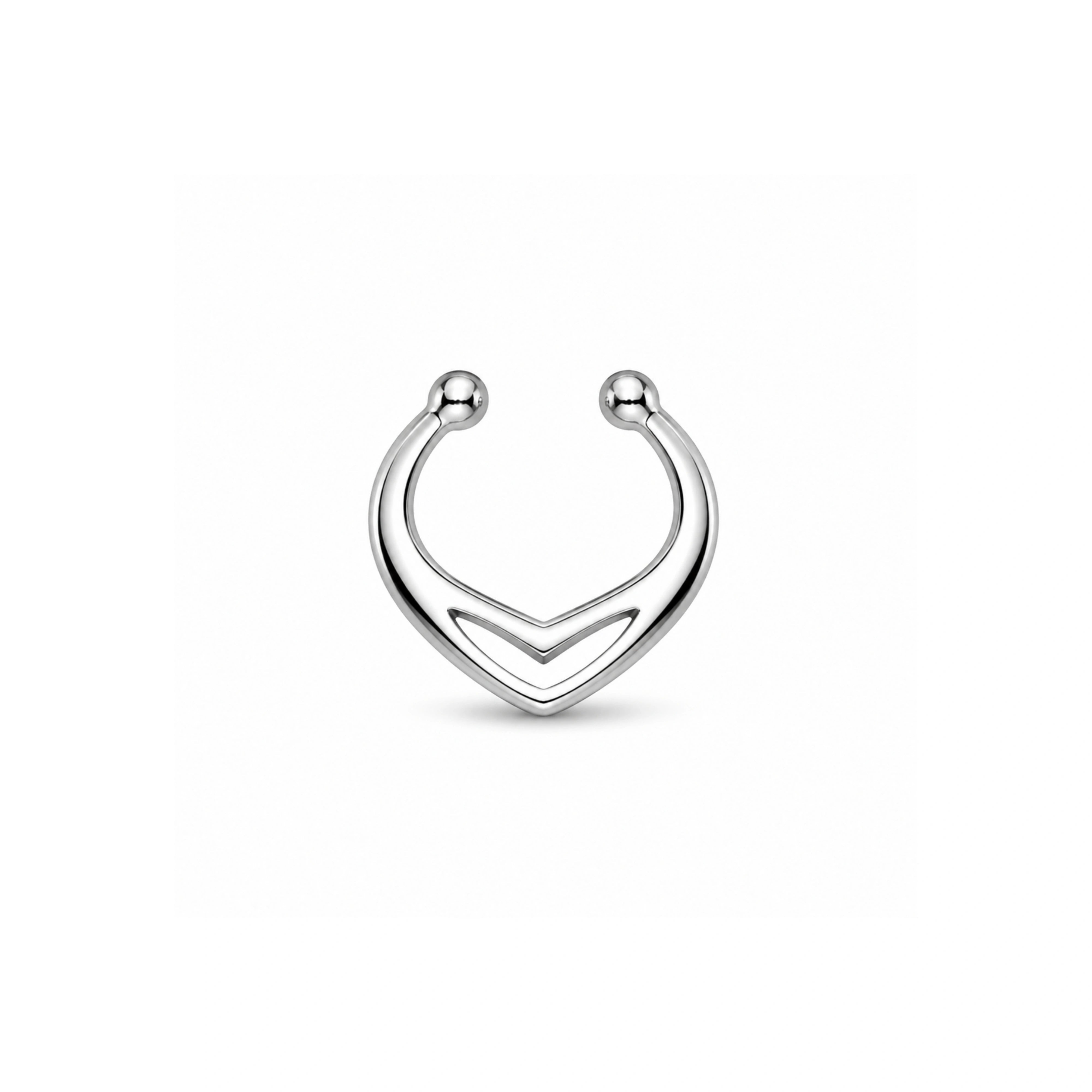 925 Silver Septum Nose Pin