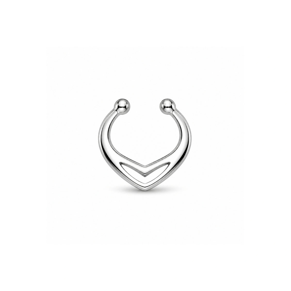 925 Silver Septum Nose Pin