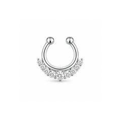 925 Silver Septum Nose Pin