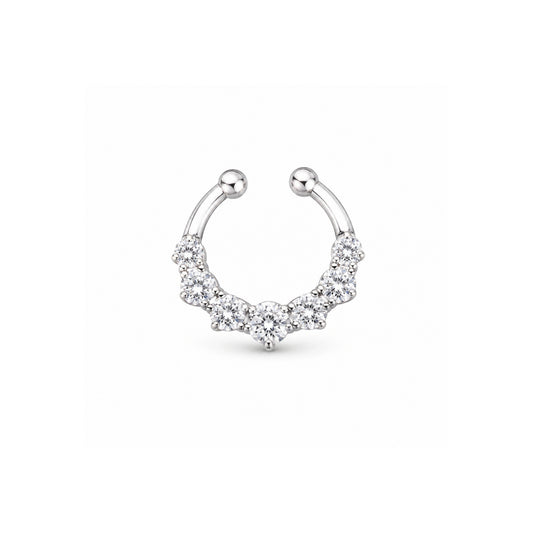 925 Silver Septum Nose Pin