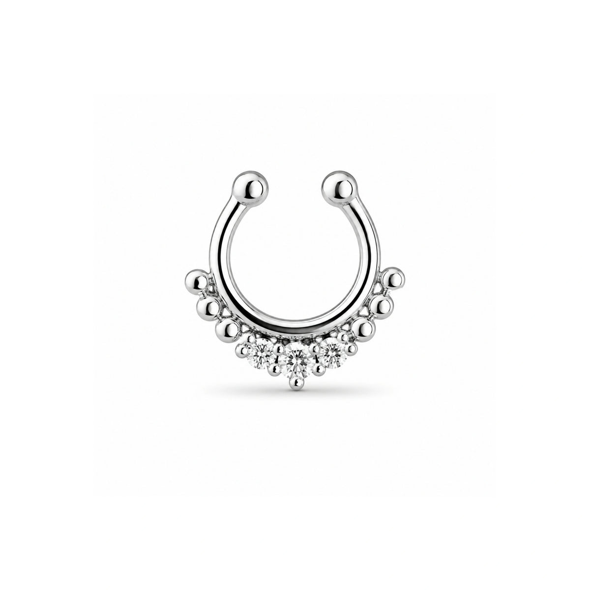 925 Silver Septum Nose Pin