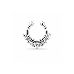 925 Silver Septum Nose Pin