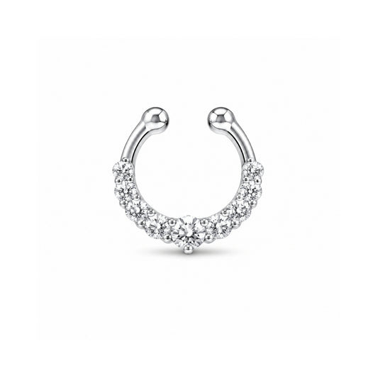 925 Silver Septum Nose Pin