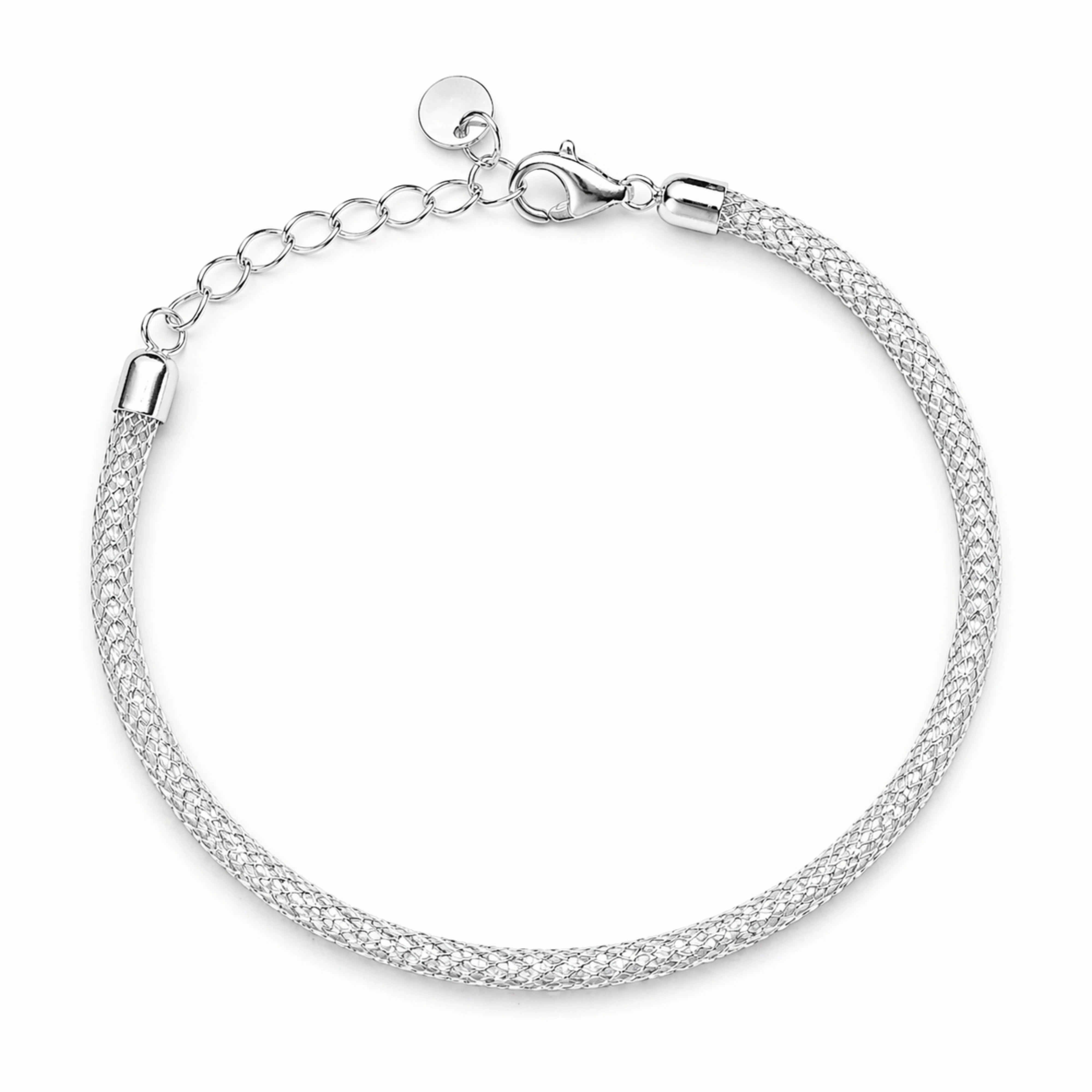 925 Sterling Silver Mesh Bracelat