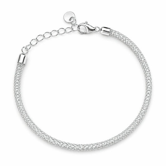 925 Sterling Silver Mesh Bracelat