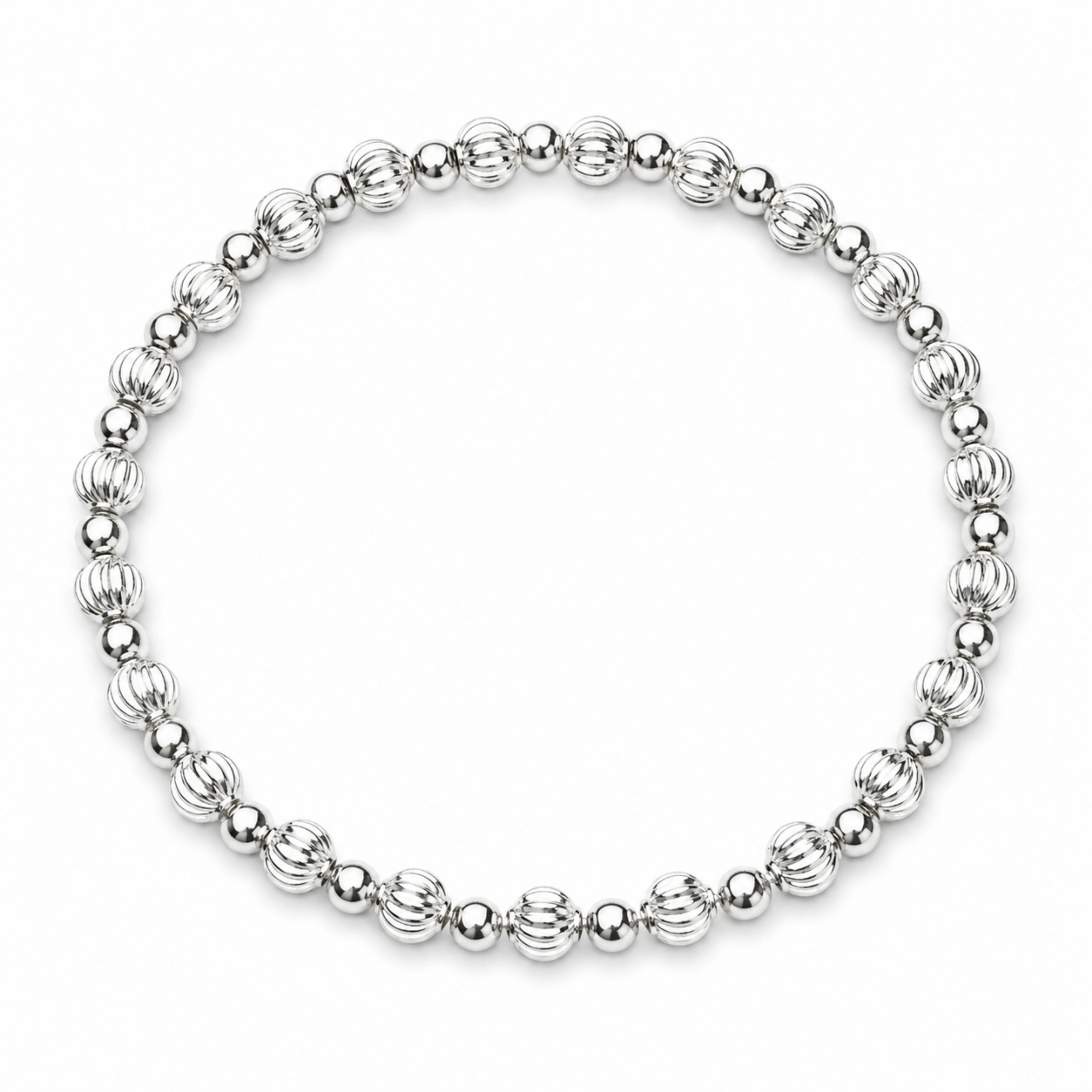925 Silver CNC Streachble Bracelet