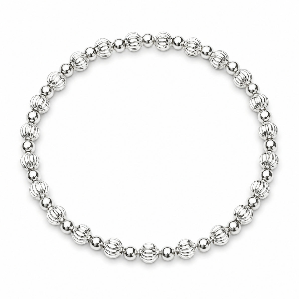 925 Silver CNC Streachble Bracelet