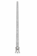 925 Sterling Silver Princess Cut CZ Tennis Bracelet for Women