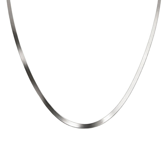 925 Sterling Silver Flat Snake Chain