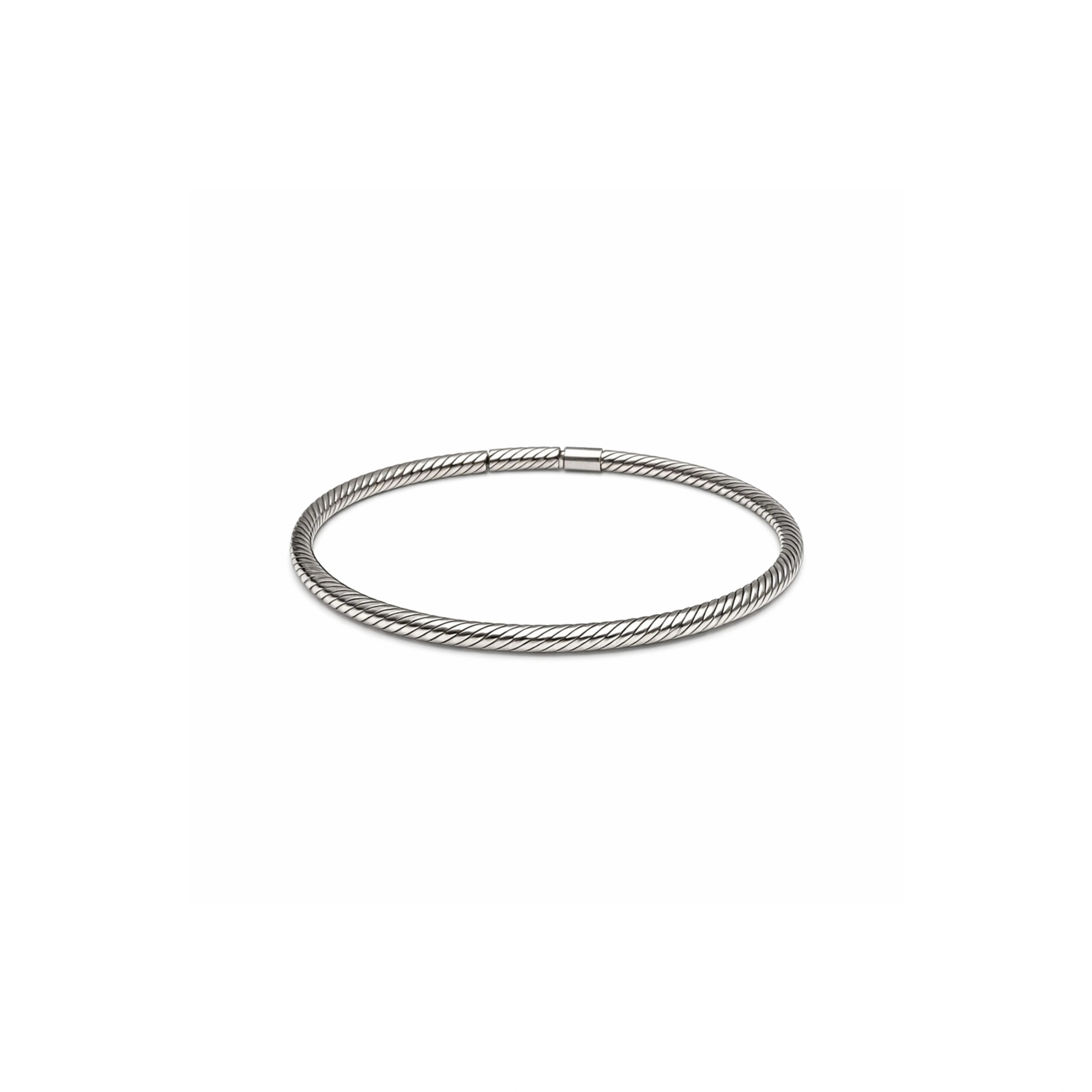 925 Sterling Silver Twisted Rope Kada
