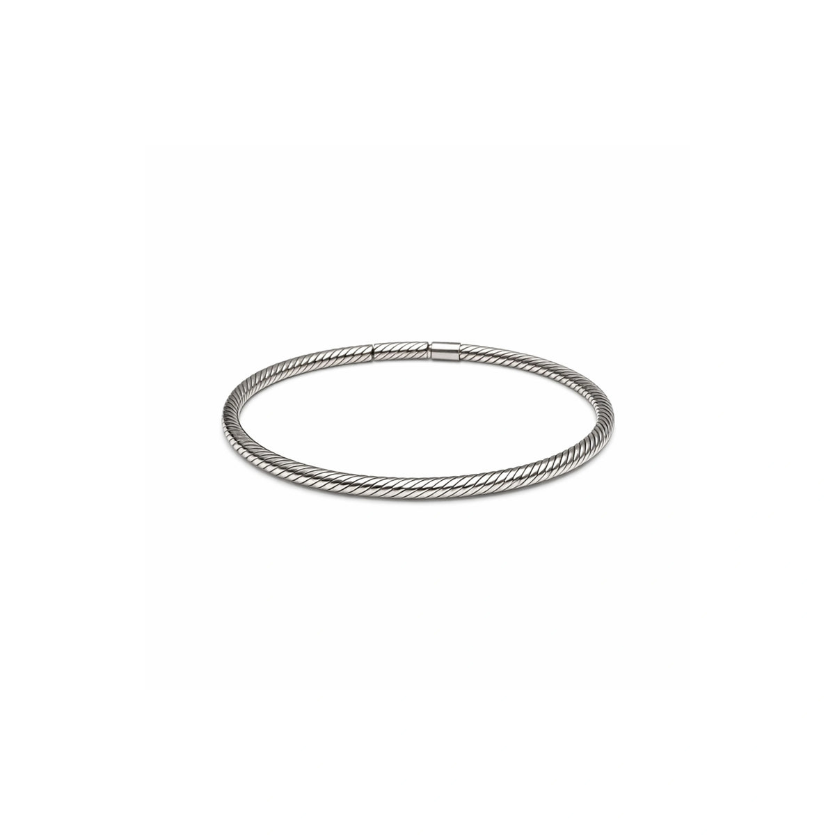 925 Sterling Silver Twisted Rope Kada