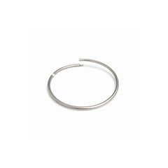 925 Sterling Silver Classic Hoop Bangle Bracelet