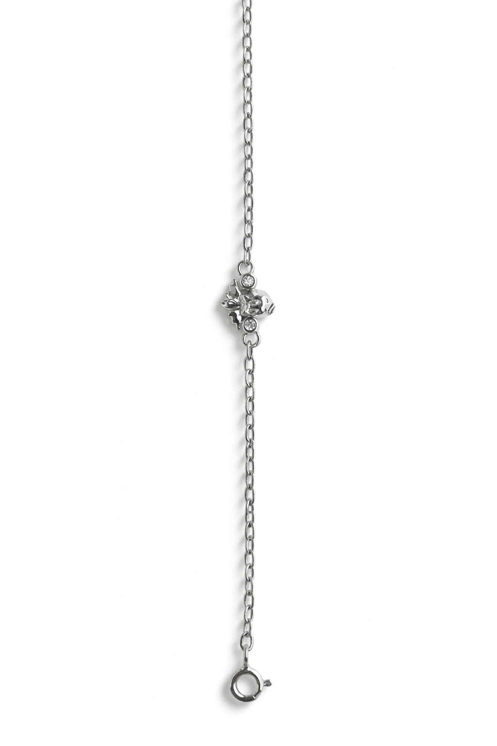 925 Sterling Silver Elephant Charm Bracelet with Crystal Accents for Women