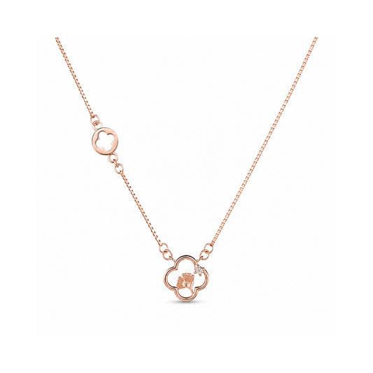 Rose Glod  Chain Pendent