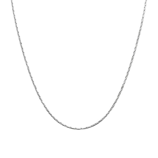 925 Sterling Silver Figaro Chain Necklace – Classic Italian Link Silver Chain