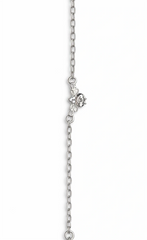 925 Sterling Silver Ladybug Charm Bracelet with CZ Stone for Women
